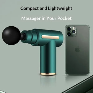 Portable Mini Massage Gun USB Rechargeable Lightweight Electric Muscle Relaxation Device for Home Body Massage 4 Colors Optional